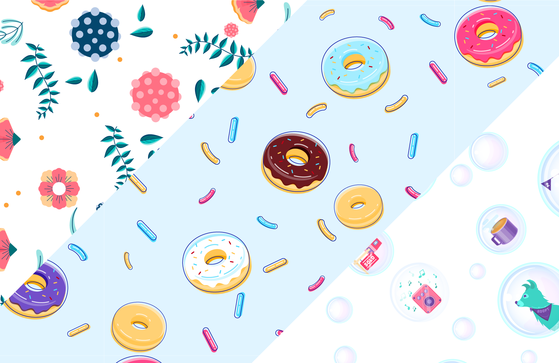 Creative Being Patterns. October 2020