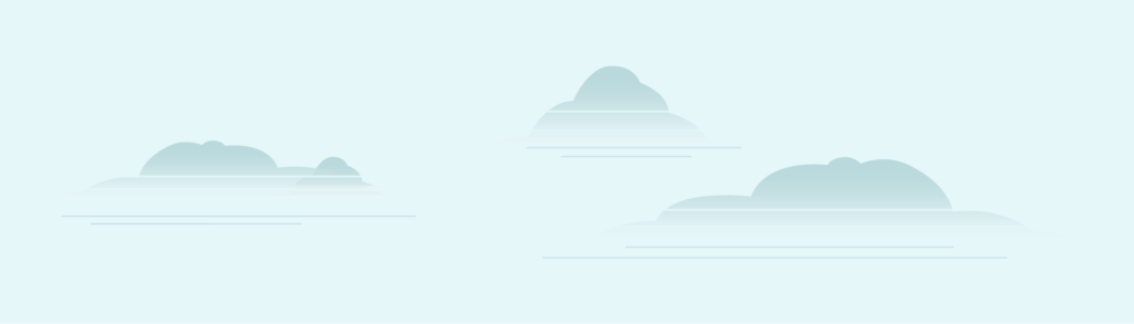 Taste of Tea close-up of clouds.