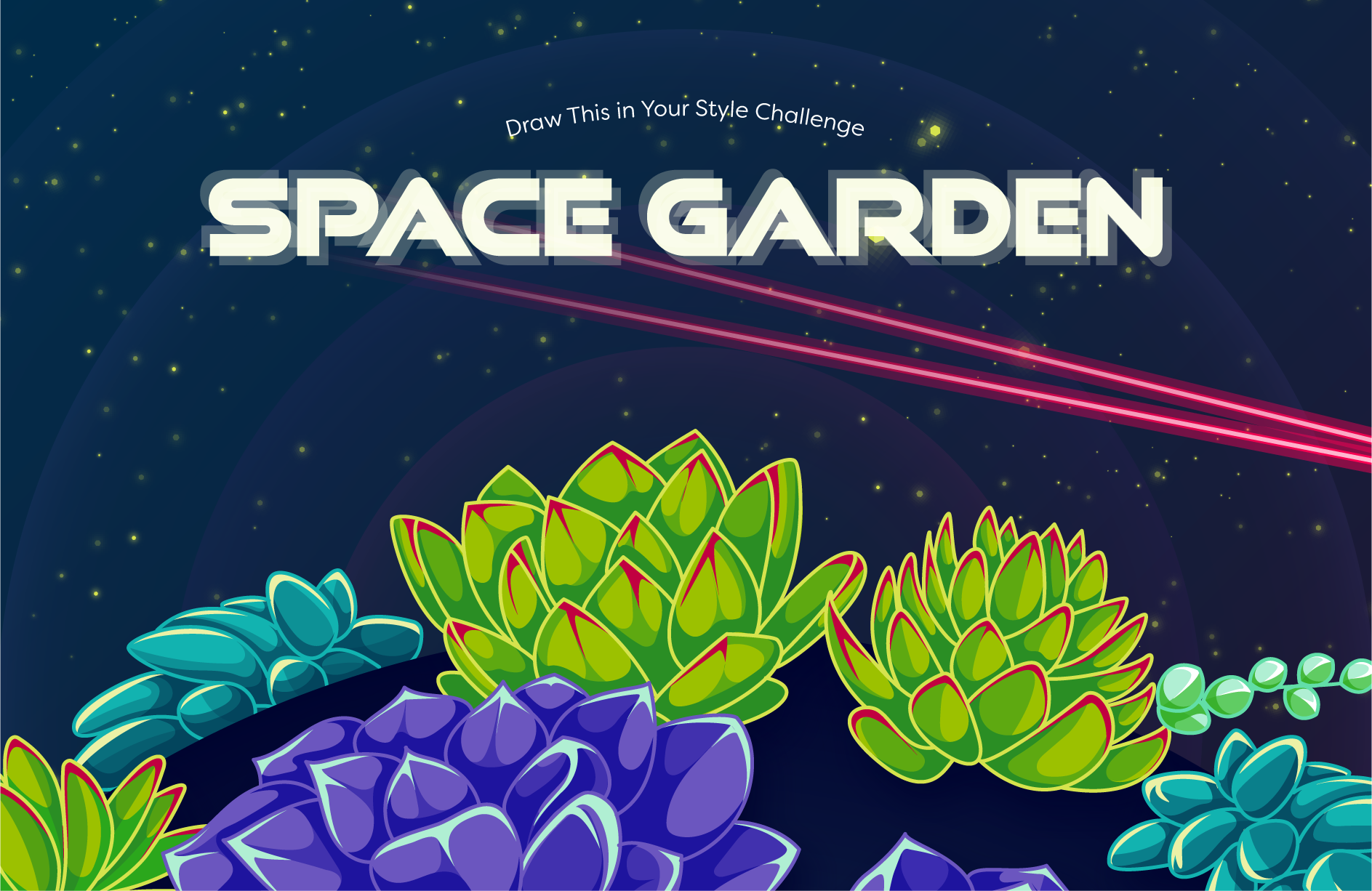 Space Garden DTIYS. July 2021