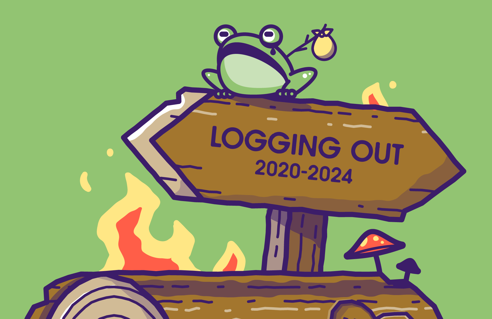 Logging Out. December 2024