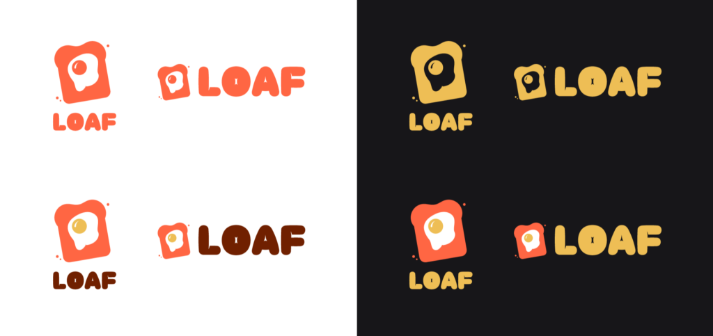 Adobe Illustrator Challenge 3, Logo lock-ups. Full color and one color lock-ups on dark and light backgrounds.