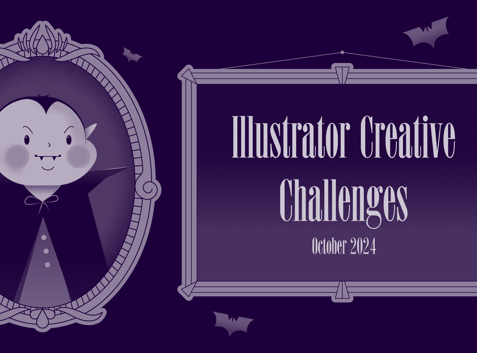 Illustrator Creative Challenges. October 2024