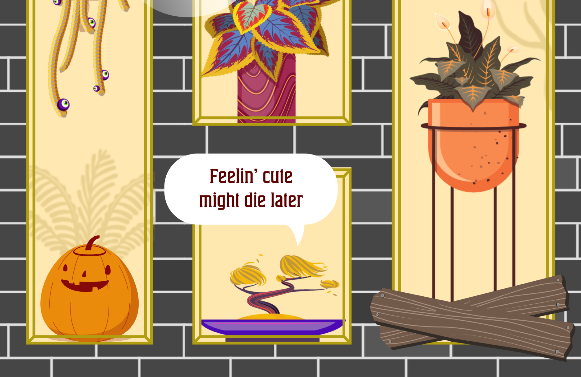 Haunted Botanical Garden. October 2023